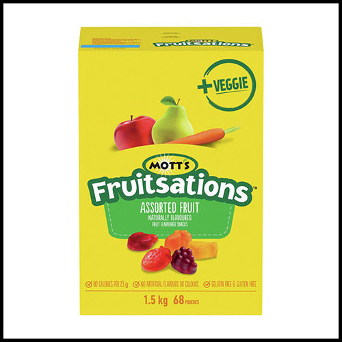 (COSTCO BULK) Mott's Fruitsations Fruit Snacks 68x22g