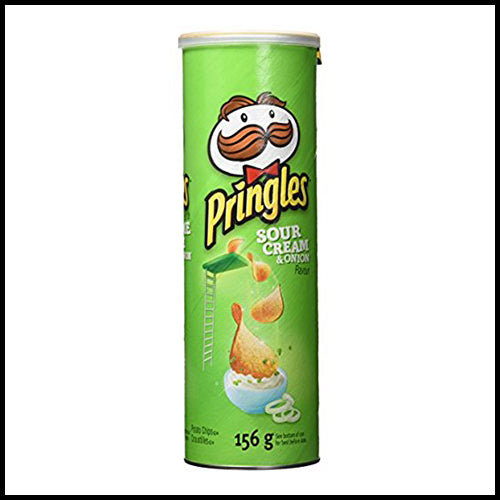 Pringles Sour Cream & Onion Potato Chips 156g