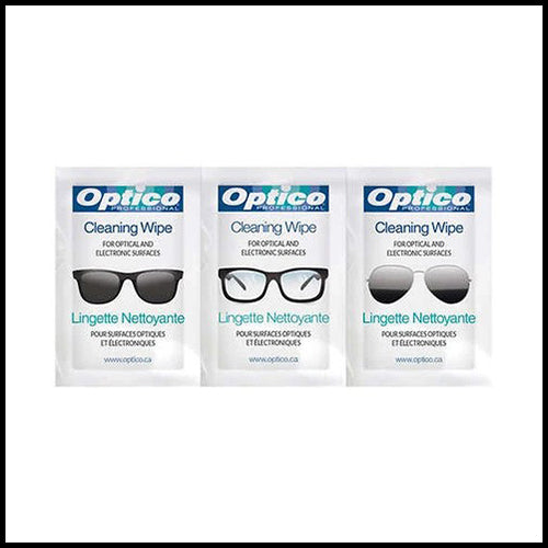 Optico Lens Cleaning Wipes 3pk