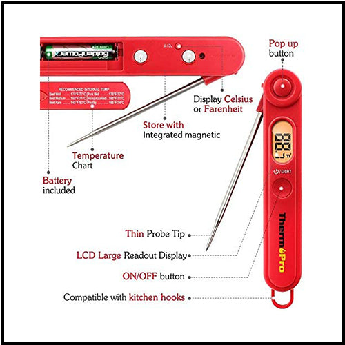 Instant Read Meat Thermometer