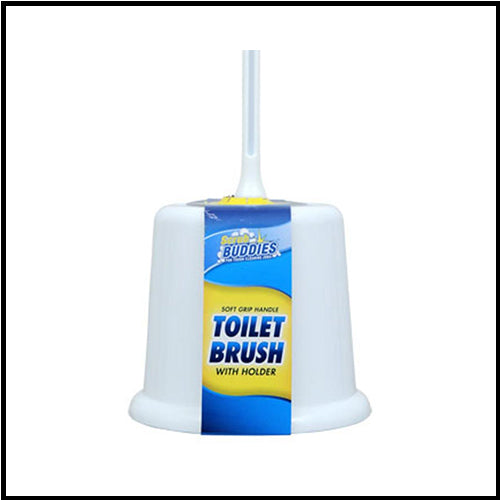 Scrub Buddies Toilet Brush With Holder 1pk