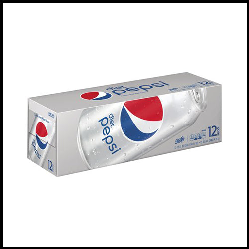 Diet Pepsi Cans 12 x 355ml