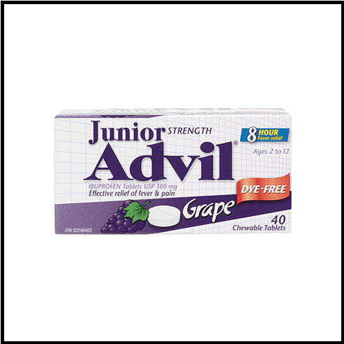 Junior Strength Chewable Advil 40tablets