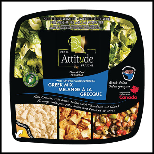 Salad Kit Single Serve Greek 5.3oz