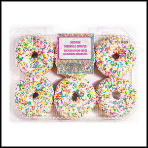 CT Bakery Donuts Celebration Sprinkle 6pk