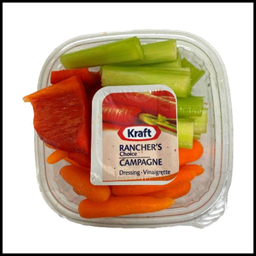 Veggie Container w/ Dip Single Serve 200g