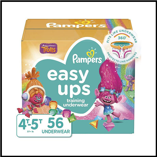 Pampers Easy Ups 4t-5t Girls 56pk