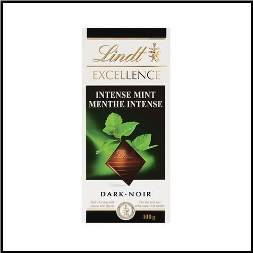 Lindt Intense Mint Dark Chocolate 100g