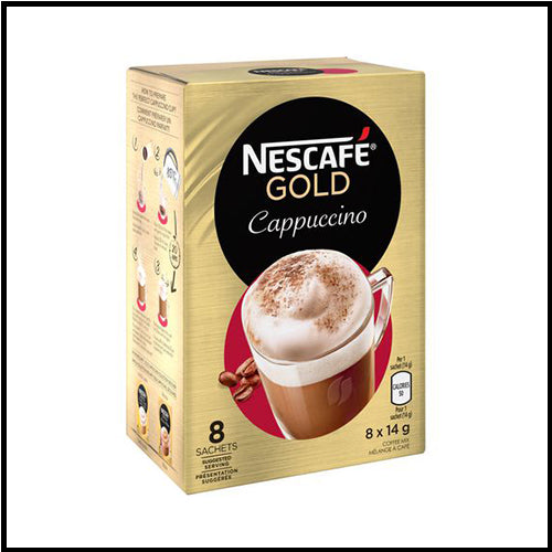 Nescafe Gold Cappuccino Sachets 8pk