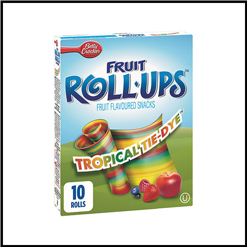 Betty Crocker Fruit Rollups Tropical Tie-Dye Fruit Snack 141g