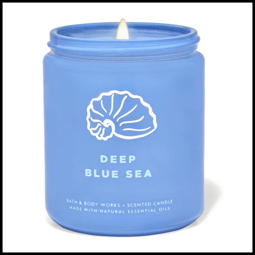 Bath & Body Works Deep Blue Sea Single Wick Candle