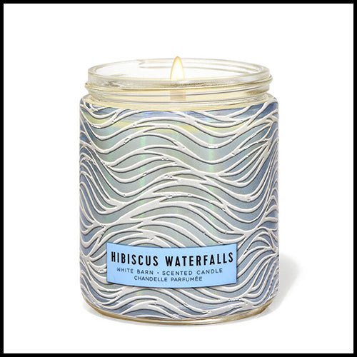 White Barn Candle Single Wick Hibiscus Waterfalls