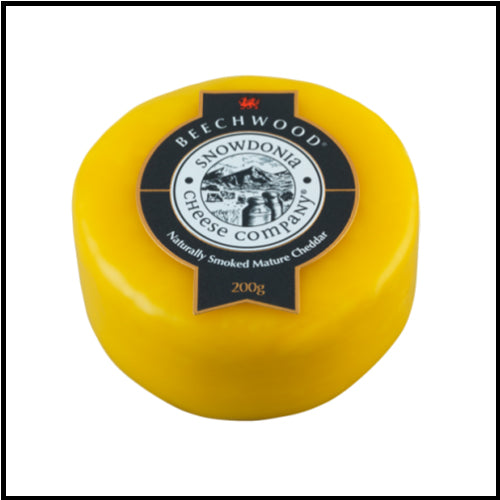 Snowdonia Beechwood Smoked Mature Cheddar 200g