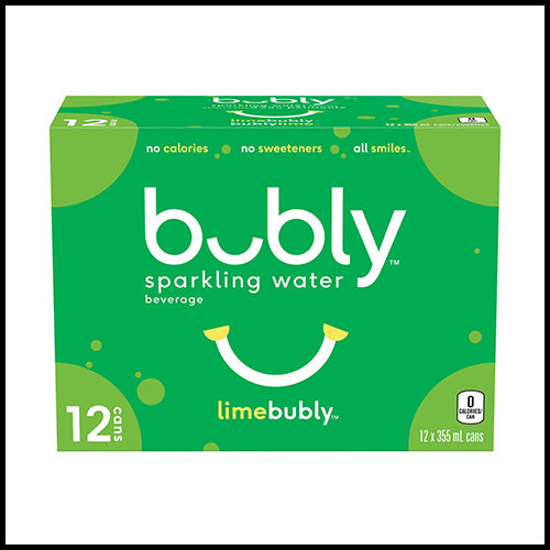 Bubly Lime Sparkling Water 12 x 355ml