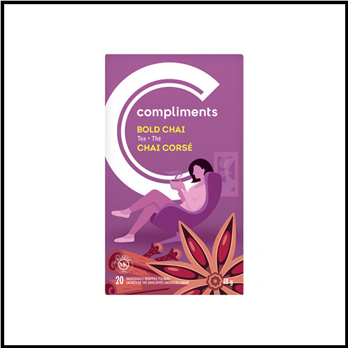 Compliments Bold Chai Tea 20pk