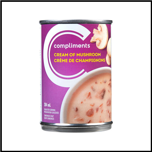 Compliments Cream Of Mushroom Condensed Soup 284ml