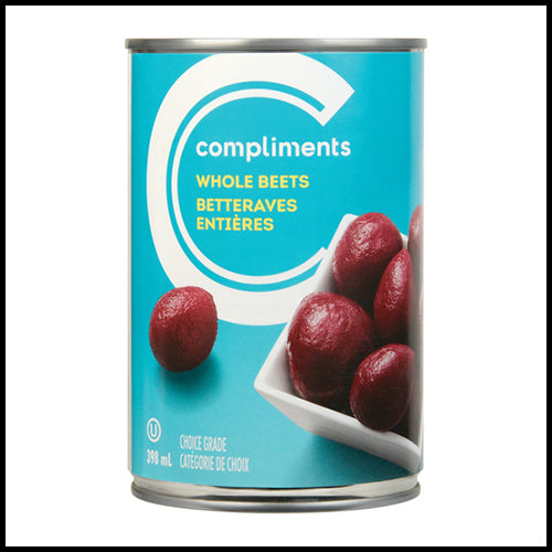 Compliments Whole Beets 398ml