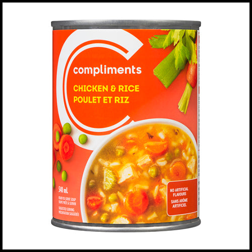 Compliments Chicken & Rice Soup 540ml