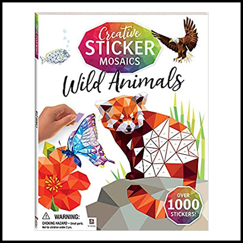 Creative Sticker Mosaics - Wild Animals