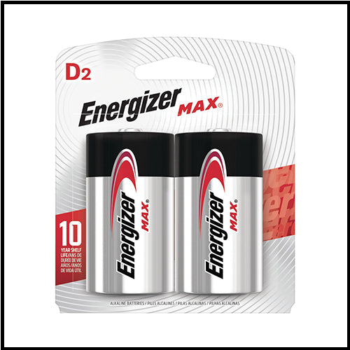 Energizer Max D Batteries 2pk