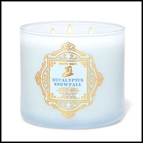 White Barn Eucalyptus Snowfall 3 Wick Candle