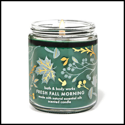 Bath & Body Works Fresh Fall Morning  Single Wick Candle