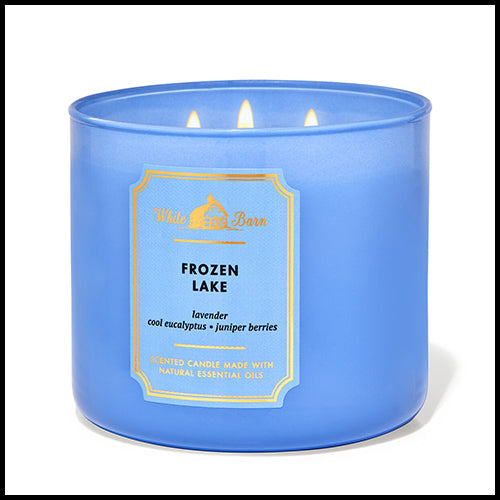 White Barn Frozen Lake 3 Wick Candle