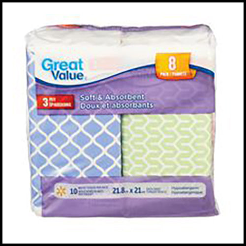 Great Value Travel Pack Individual Tissues 1pk