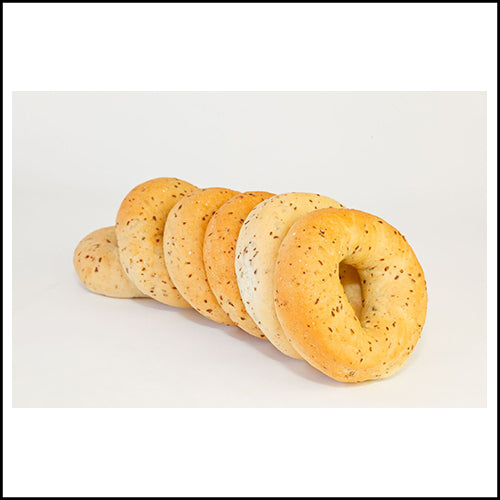 Gryfe's Flax Seed Bagels x 6