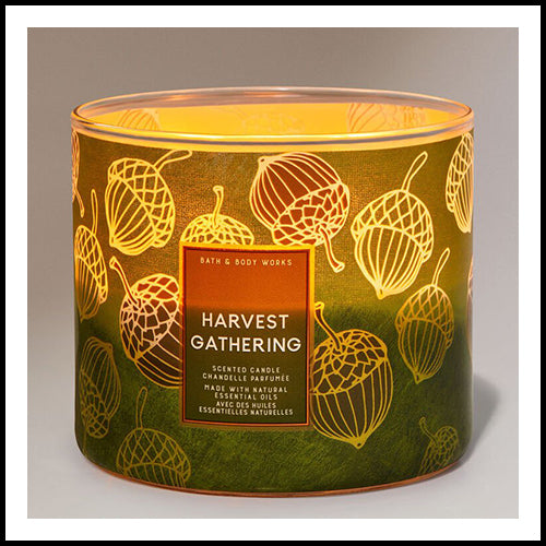 Bath & Body Works Harvest Gathering 3 Wick Candle