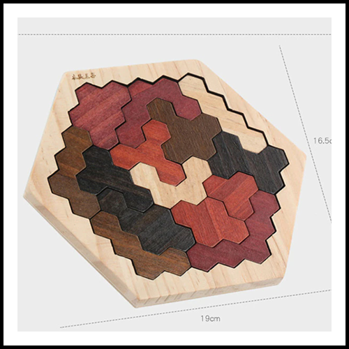 Hexagon Wood Puzzle