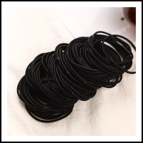 Hair Elastic Black 20ct