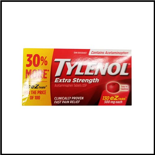 Tylenol Extra Strength Acetaminophen 500mg x 130pcs