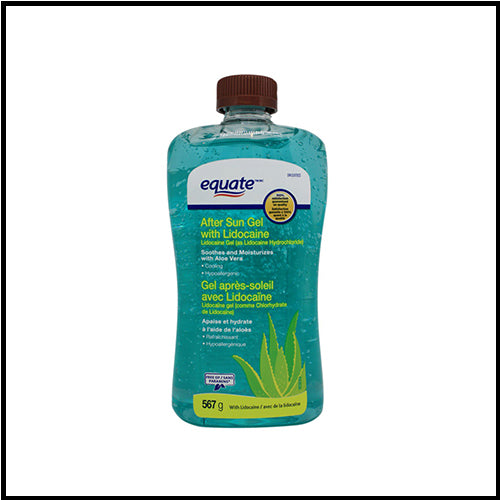 Equate After Sun Gel With Lidocaine 567g