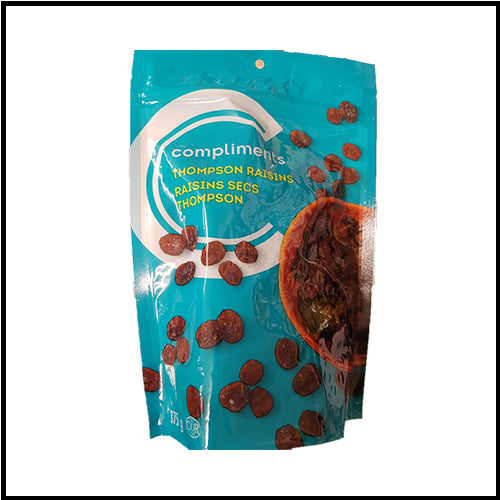 Compliments Thompson Seedless Raisins 375g