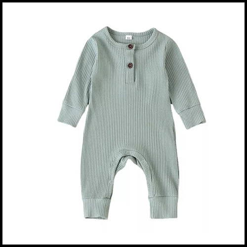 Ribbed Sleeper - Saige Green - 9-12mths