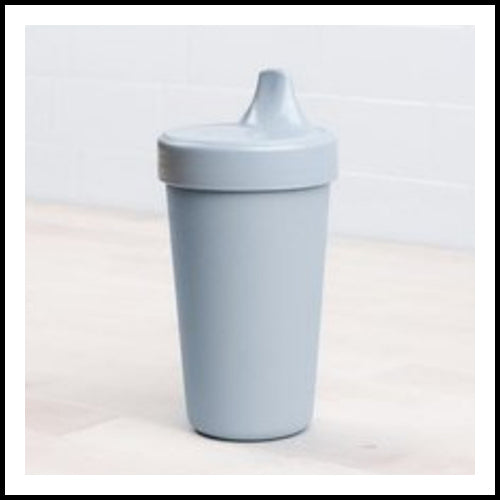 REPLAY  No-Spill Sippy Cup w/ Valve - Grey