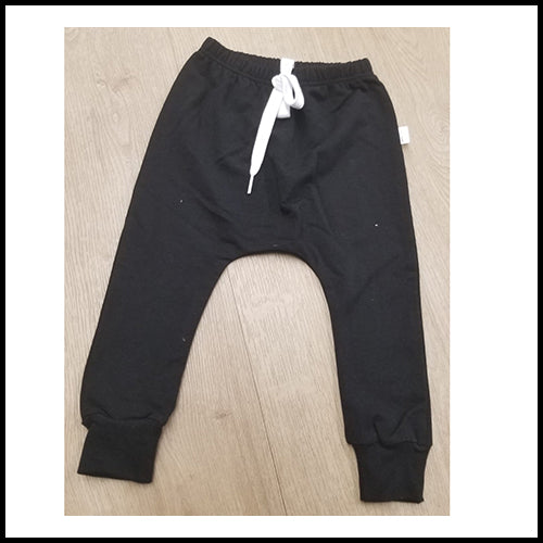 Kids Jogging Pants - Black - 1-2Y