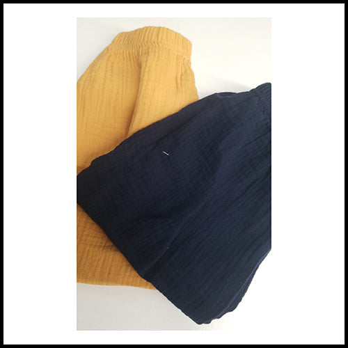 Muslin Pants - Navy - 4-5T