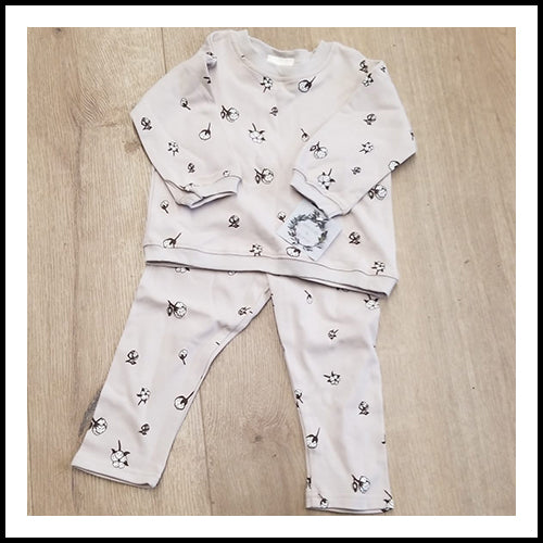 Sweatsuit Cotton Blooms - 18-24mths