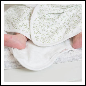 LuLuJo Hooded Baby Towel - Greenery