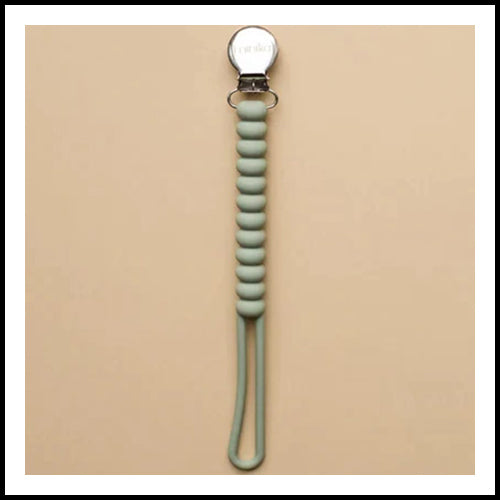 Childrens Minika Sage Pacifier clip