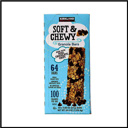 Kirkland Chocolate Chip Granola Bars 24g x 64ct