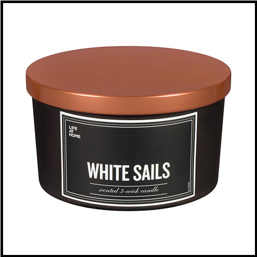 LH White Sails Candle 3 wick 14 oz