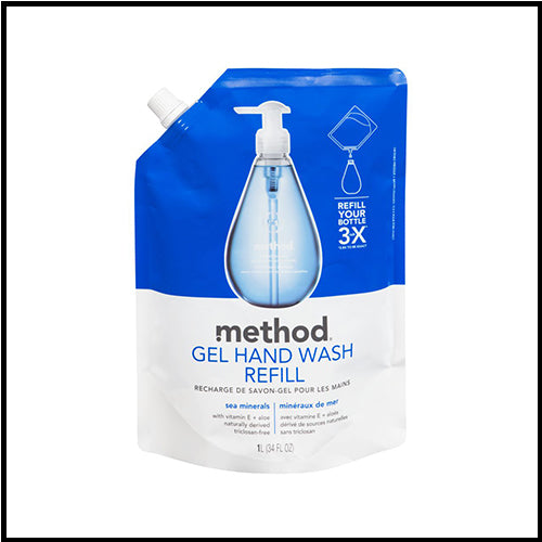 Method Sea Minerals Gel Hand Soap Refill 1L