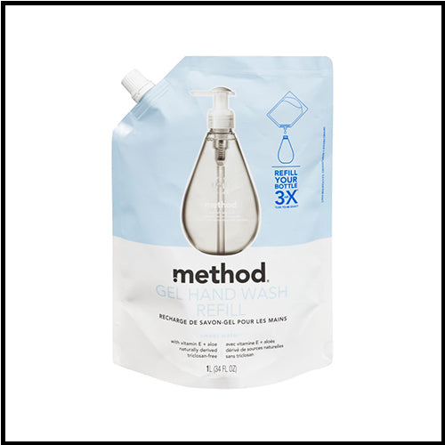 Method Sweet Water Gel Hand Soap Refill  1L