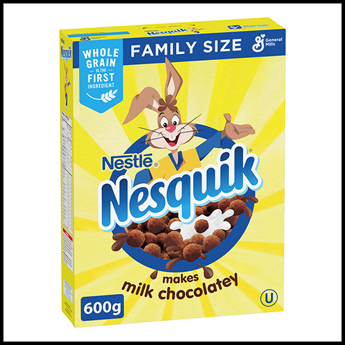 General Mills Nestle Nesquik Cereal Family Size 600g