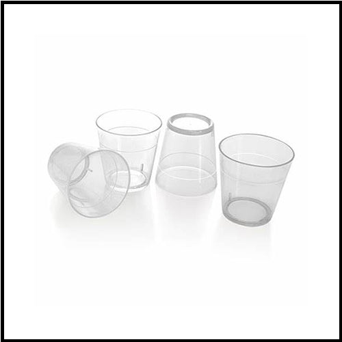 Clear Plastic Shot Glasses 20pk