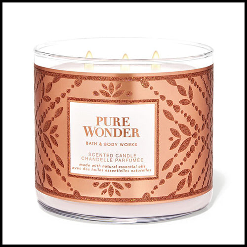 Bath & Body Works Pure Wonder 3 Wick Candle