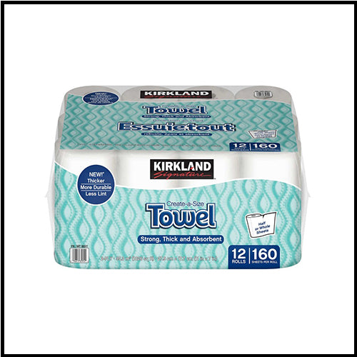 Kirkland Paper Towel Roll (160 sheets)